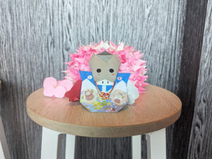 折り紙で作った馬の置物